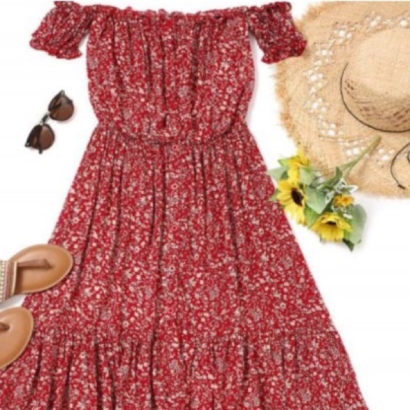 Zaful Dresses & Skirts - Floral High Low Dress